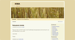 Desktop Screenshot of ikma.de